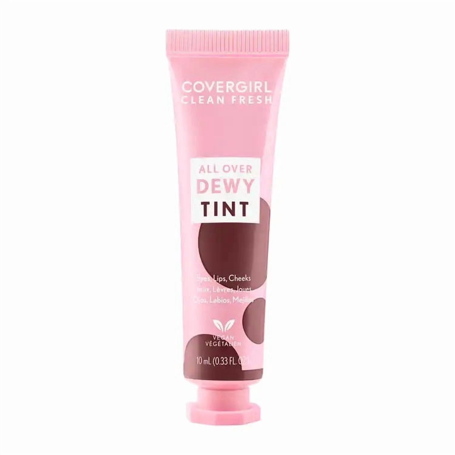 COVERGIRL Clean Fresh All Over Dewy Tint, Rosy Brown 100, 0.33 fl oz