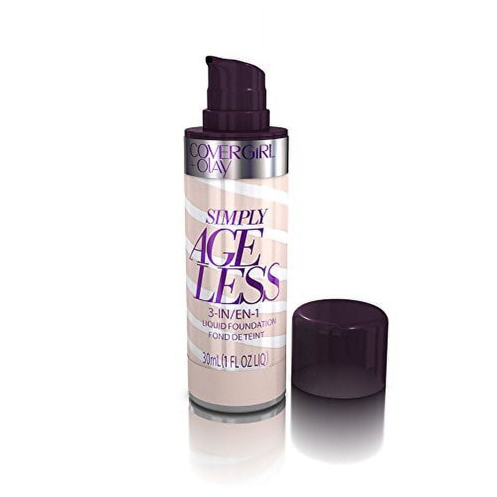COVERGIRL+Olay Simply Ageless 3-in-1 Liquid Foundation Classic Ivory, 1 oz