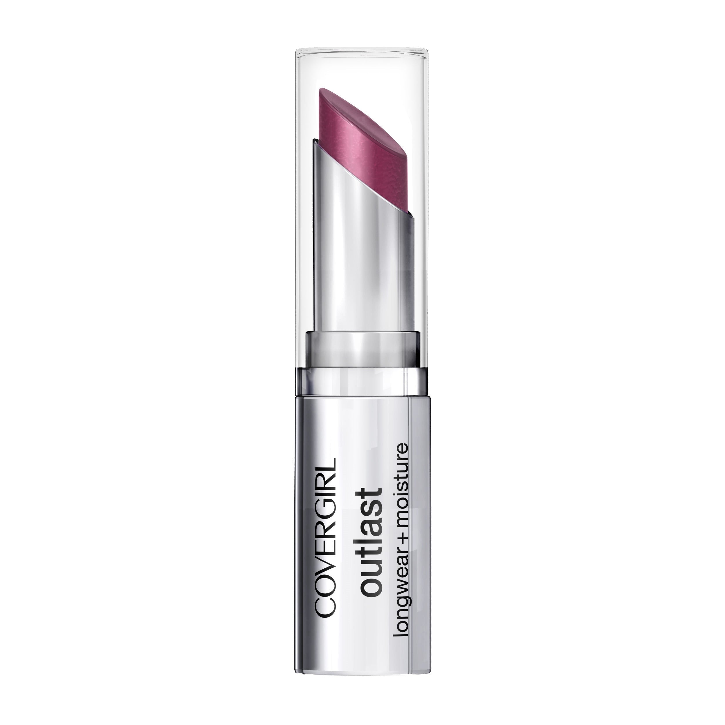 COVERGIRL Outlast Longwear Lipstick, Plum Fury, 0.13 oz
