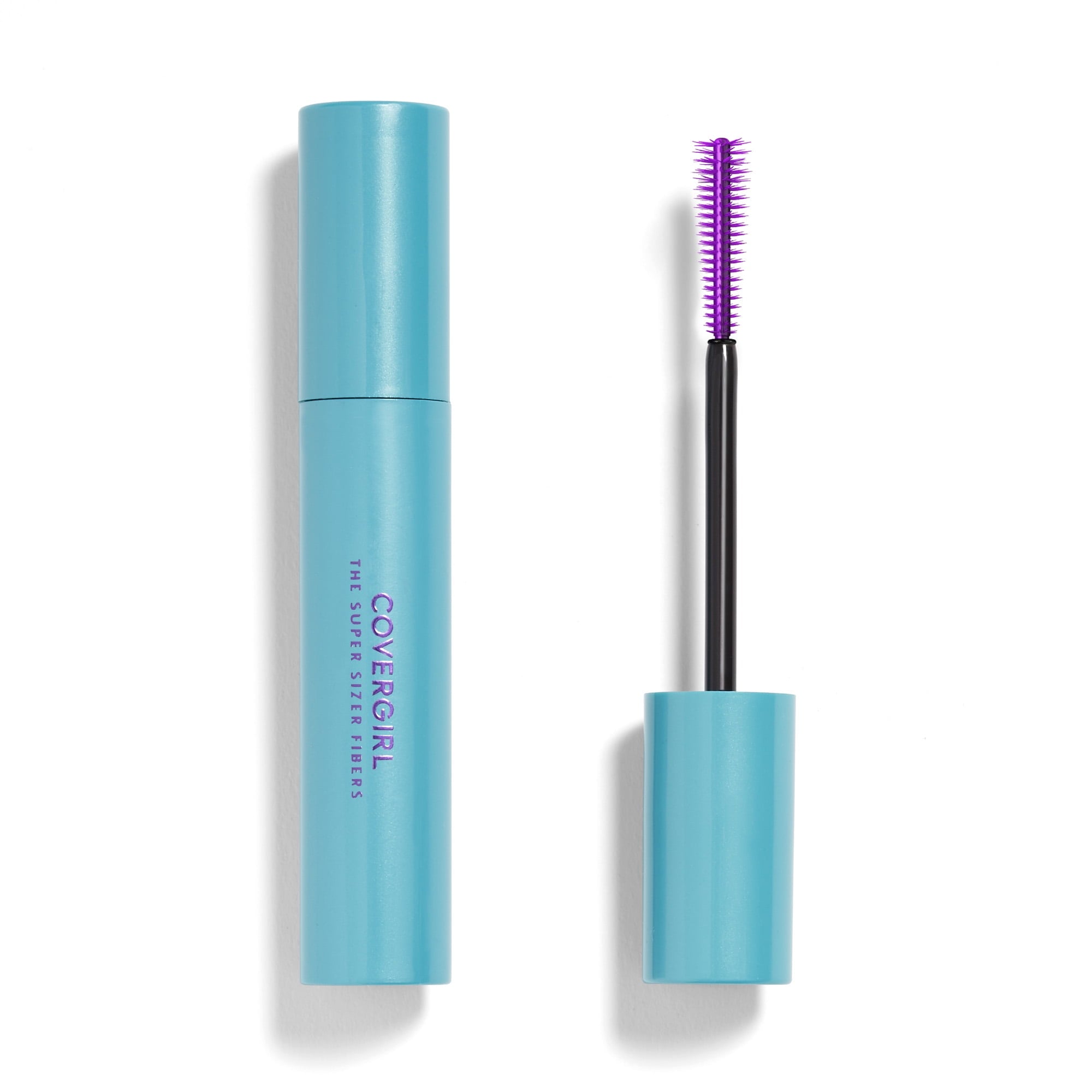 COVERGIRL The Super Sizer Fibers Mascara, Very Black 800, Volume Mascara, 0.4 Oz, Waterproof Mascara, Lengthening Mascara, Volume and Length Mascara, High Impact, Wide Eye Look