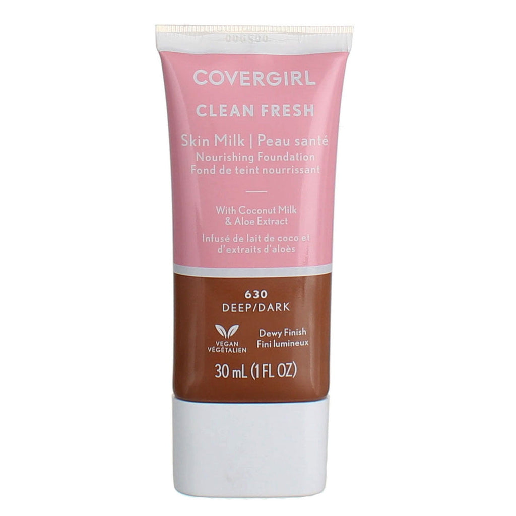 CoverGirl Clean Fresh Nourishing Foundation, Deep/Dark 630, 1 fl oz