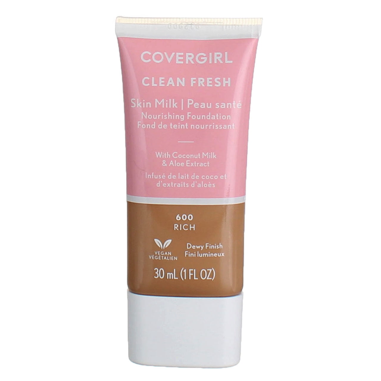 CoverGirl Clean Fresh Nourishing Foundation, Rich 600, 1 fl oz