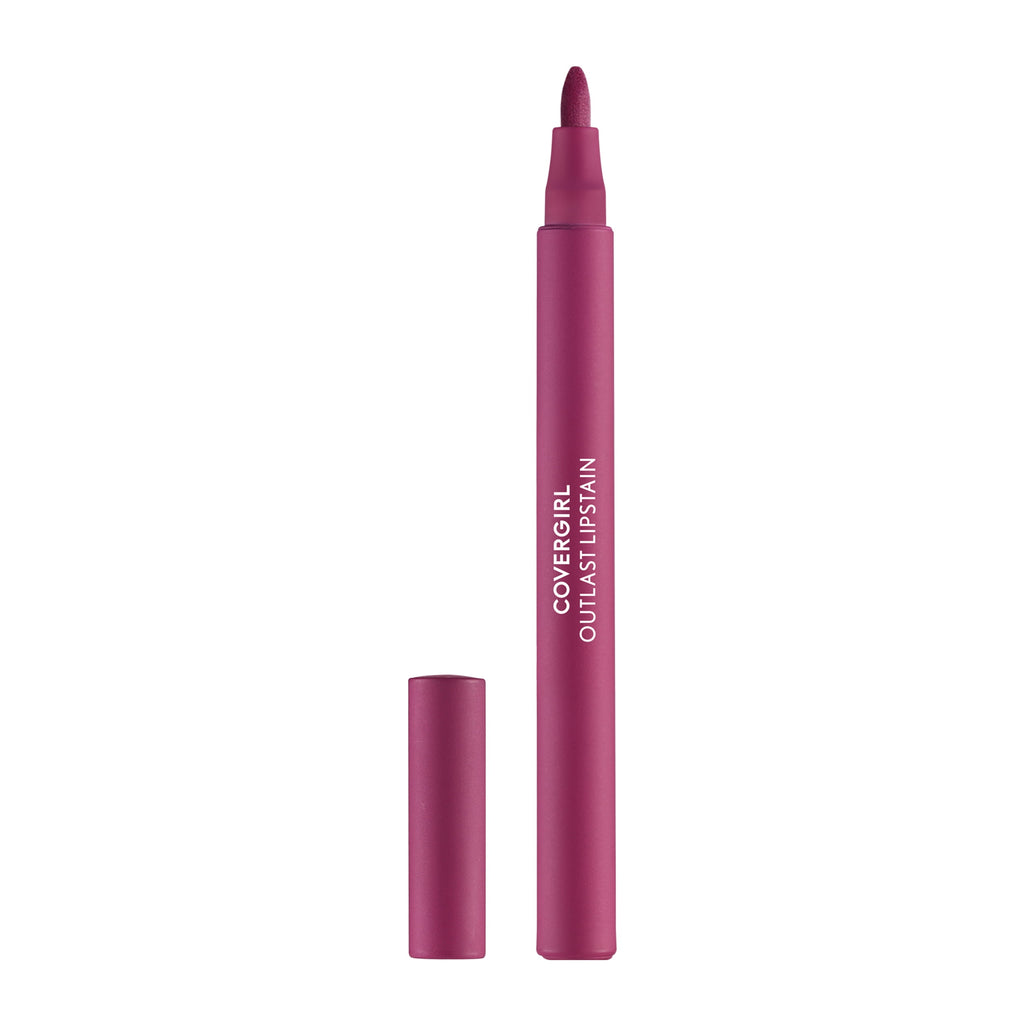 COVERGIRL Outlast Lipstain, 40 Jazzberry, Pink, 0.05 fl oz