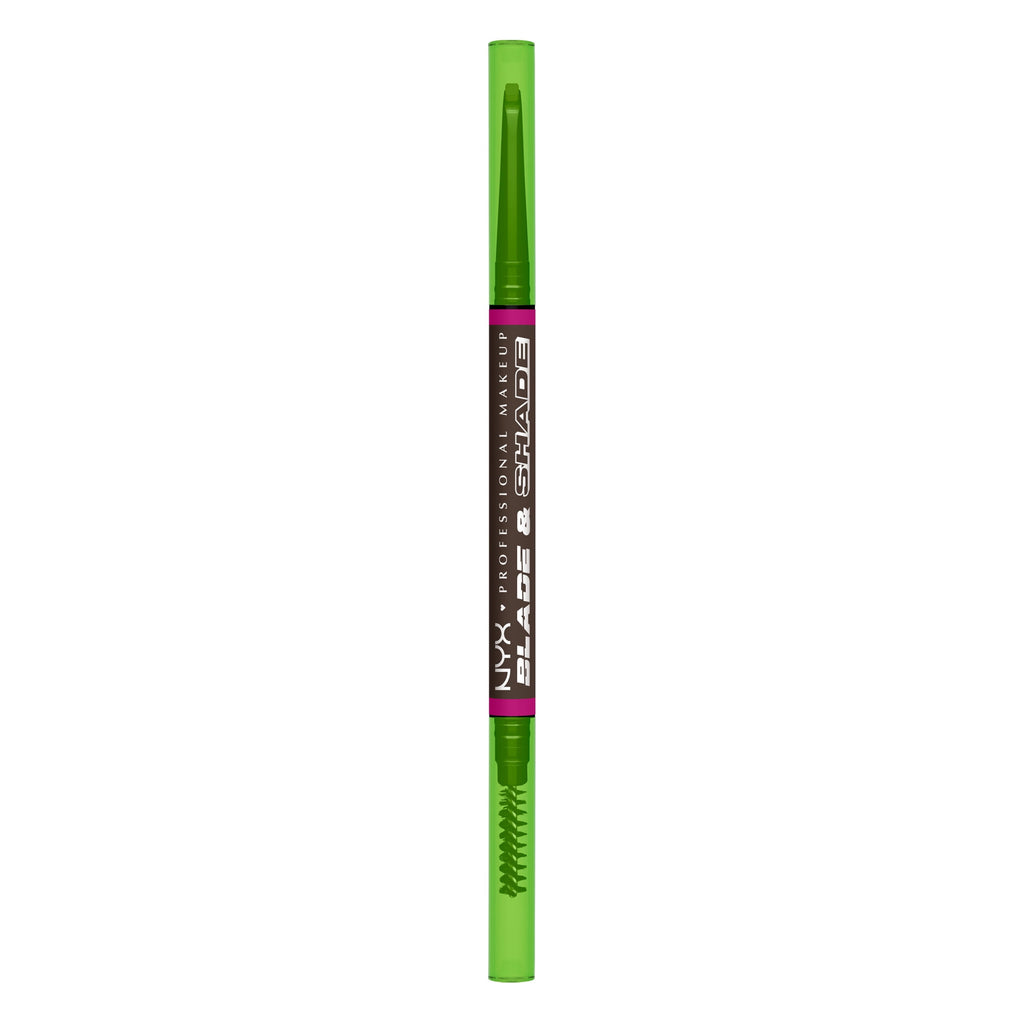 NYX Professional Makeup Brow Blade and Shade, Nano Brow Mechanical Pencil, Ash Brown, 0.02 oz.