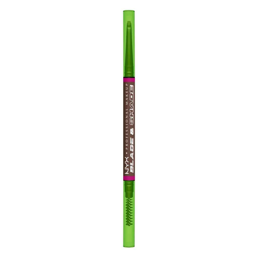 NYX Professional Makeup Blade & Shade Mechanical Eyebrow Pencil, Brunette, 0.002 oz