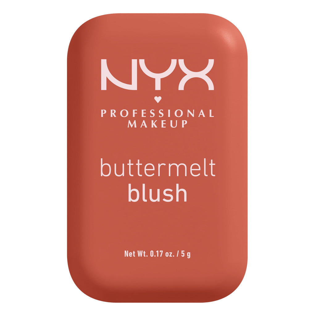 NYX Professional Makeup Buttermelt Blush, Face Makeup Powder Blush, Feeling Butta, 0.17 oz