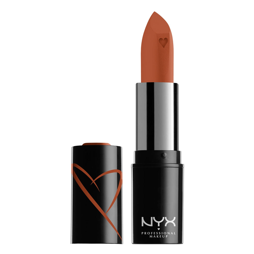 NYX Professional Makeup Shout Loud Hydrating Satin Lipstick with Mango & Shea Butter, Cactus Dreams