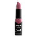 NYX Professional Makeup Suede Matte Lipstick, lightweight vegan formula, Soft Spoken