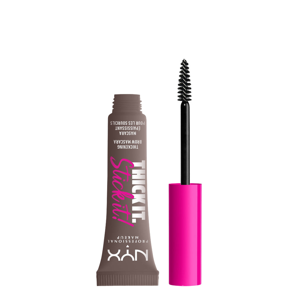 NYX Professional Makeup Thick It Stick It Thickening Brow Gel, Cool Ash Brown