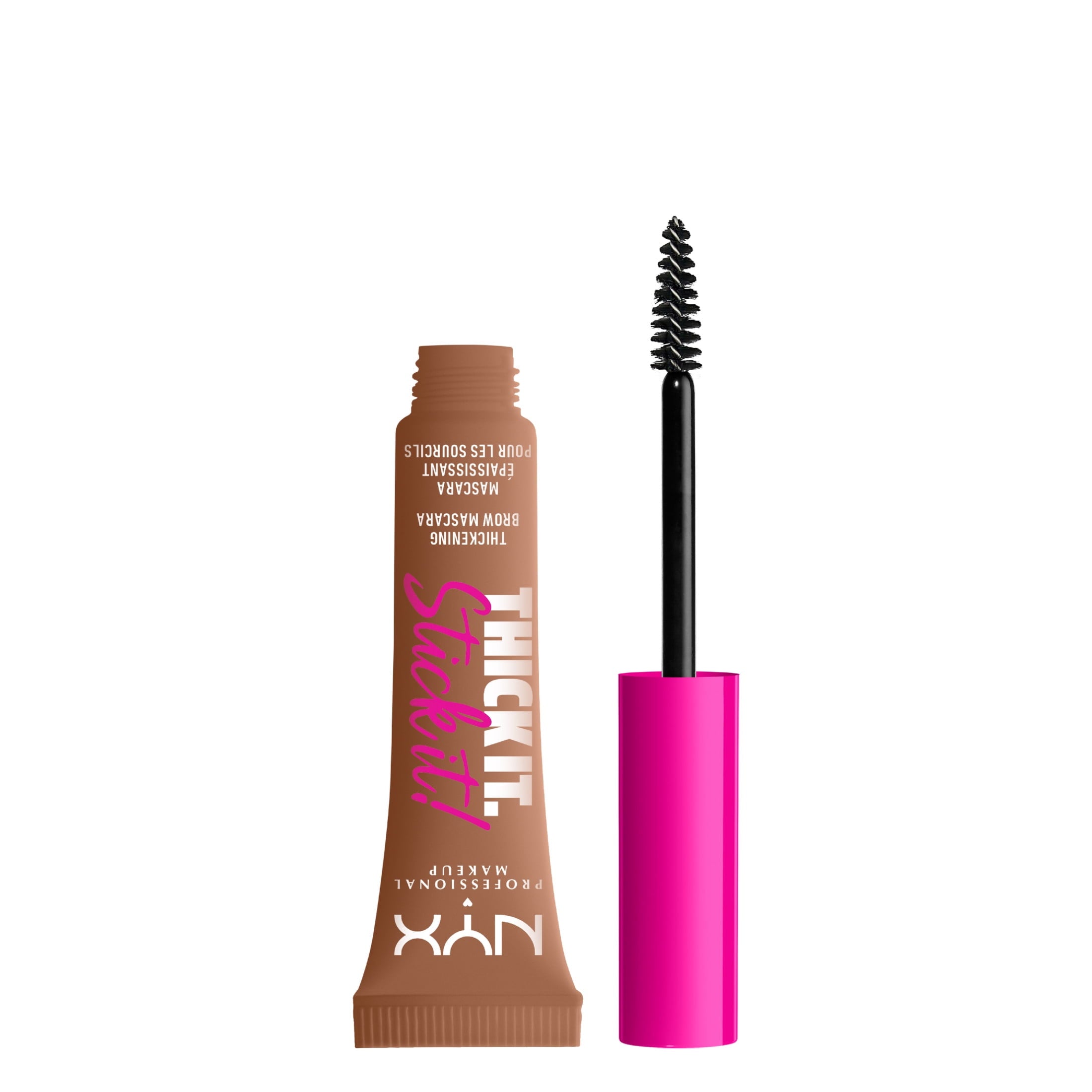 NYX Professional Makeup Thick It Stick It Thickening Brow Gel, Auburn