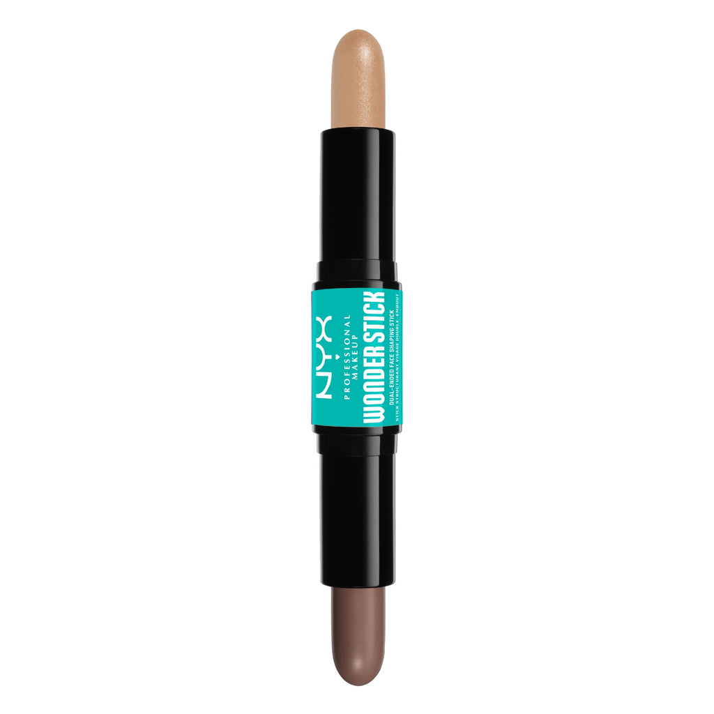 NYX Professional Makeup Wonder Stick, Cream Highlight and Contour Stick, Fair to Medium, 0.14 oz