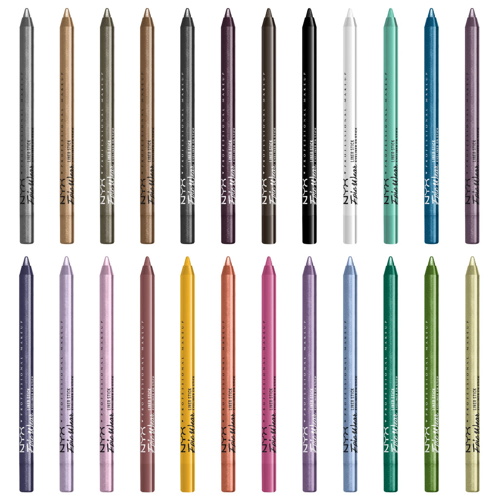 (3 pack) NYX Professional Makeup Epic Wear Liner Sticks, Long-Lasting Waterproof Eyeliner Pencil, Berry Goth, 1 Count