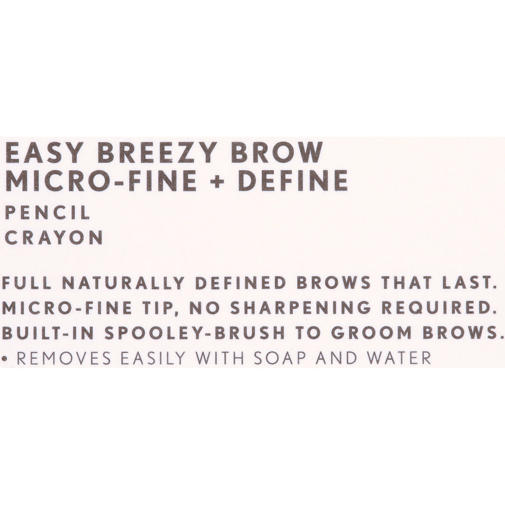 (4 pack) COVERGIRL Easy Breezy Brow Micro-Fine + Define Pencil, 710 Soft Brown, 0.003 oz