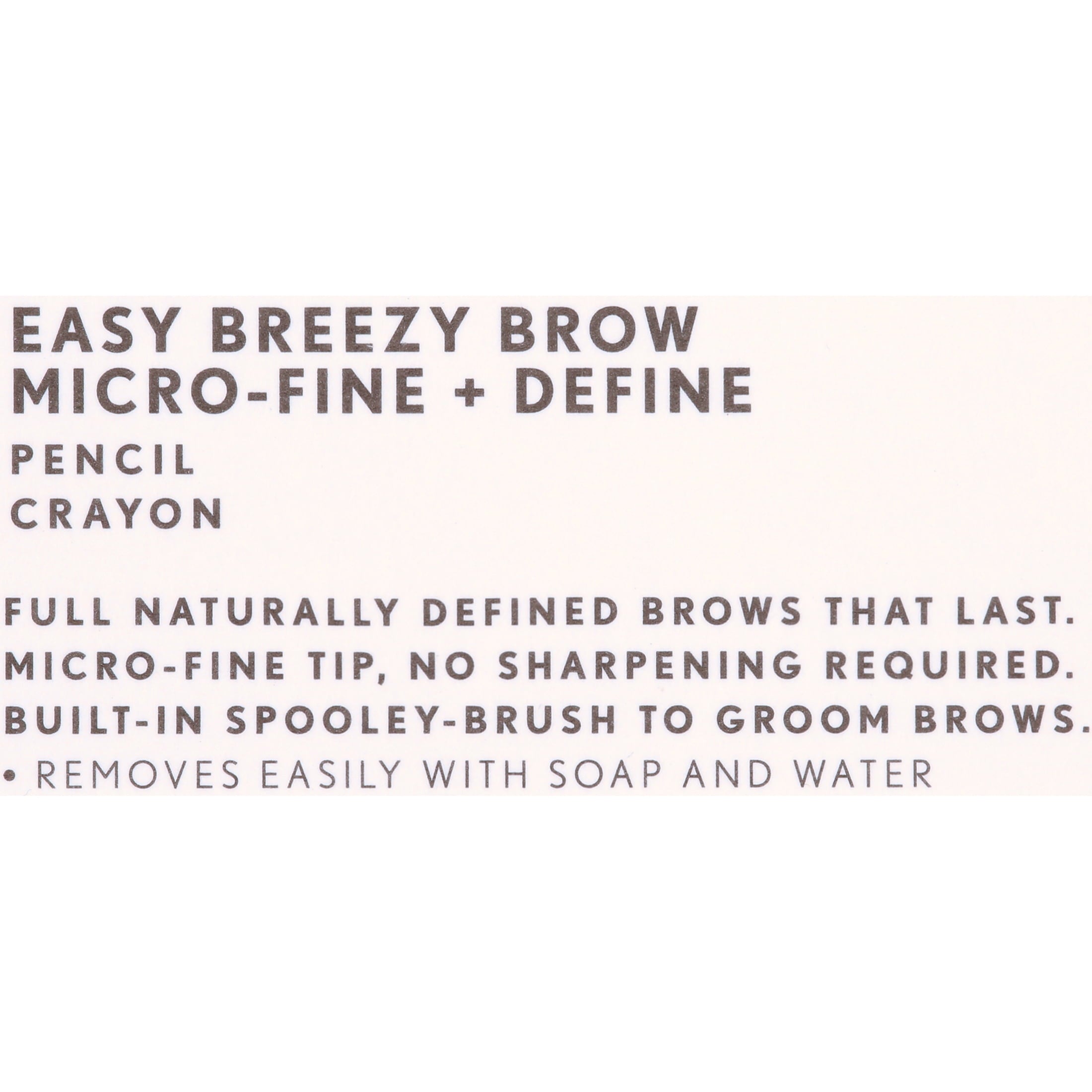 (4 pack) COVERGIRL Easy Breezy Brow Micro-Fine + Define Pencil, 710 Soft Brown, 0.003 oz