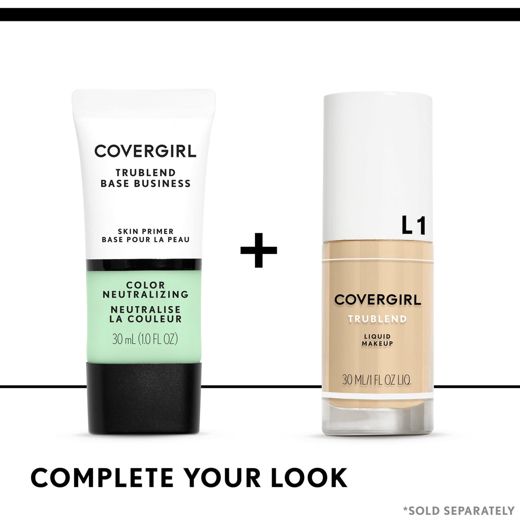 COVERGIRL TruBlend Base Business Face Primer, Mattifying, 1 oz
