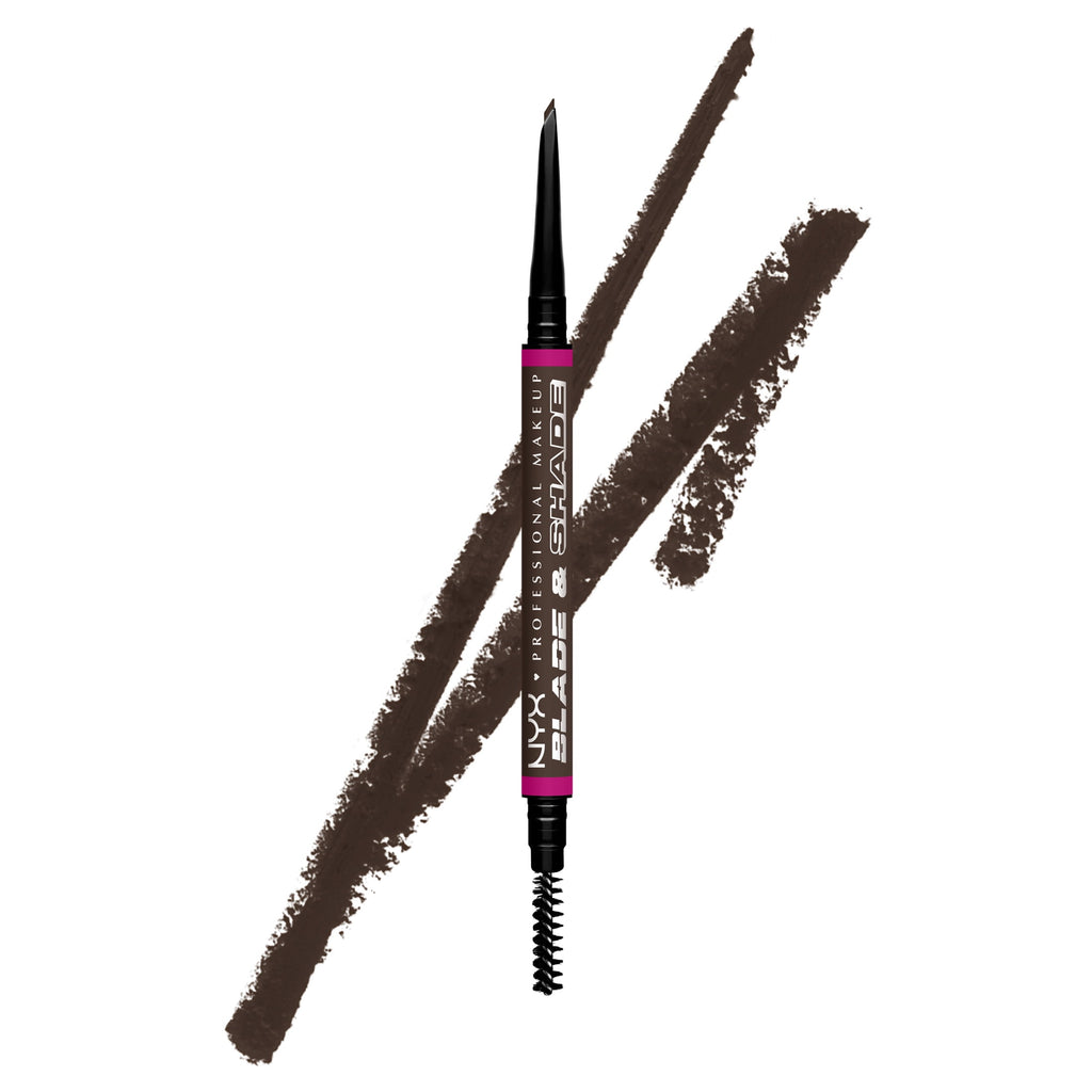 NYX Professional Makeup Brow Blade and Shade, Nano Brow Mechanical Pencil, Ash Brown, 0.02 oz.