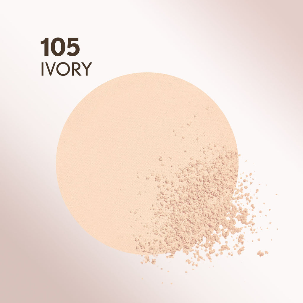 (2 pack) COVERGIRL Clean Invisible Pressed Powder, 105 Ivory, 0.38 oz