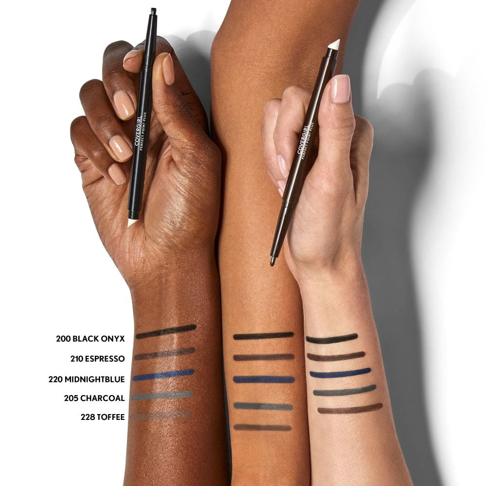 (Value 2-Pack) COVERGIRL Perfect Point Plus Eyeliner, 200 Black Onyx, 0.008 oz