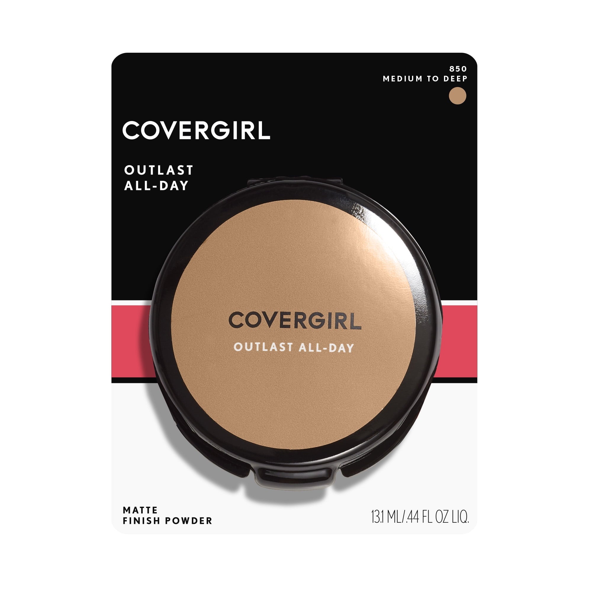 COVERGIRL Outlast All-Day Matte Finishing Powder, Medium to Deep, .39 oz