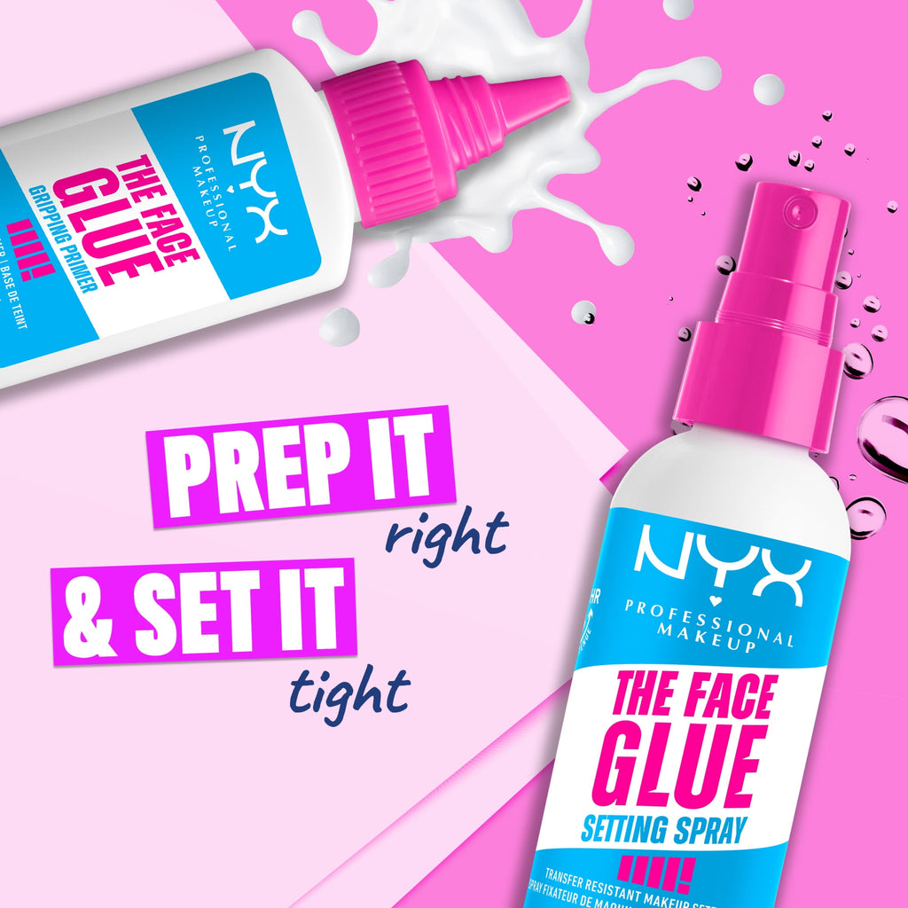 NYX Professional Makeup The Face Glue Primer with Polyglutamic Acid and Maple Syrup, 1.18 fl oz