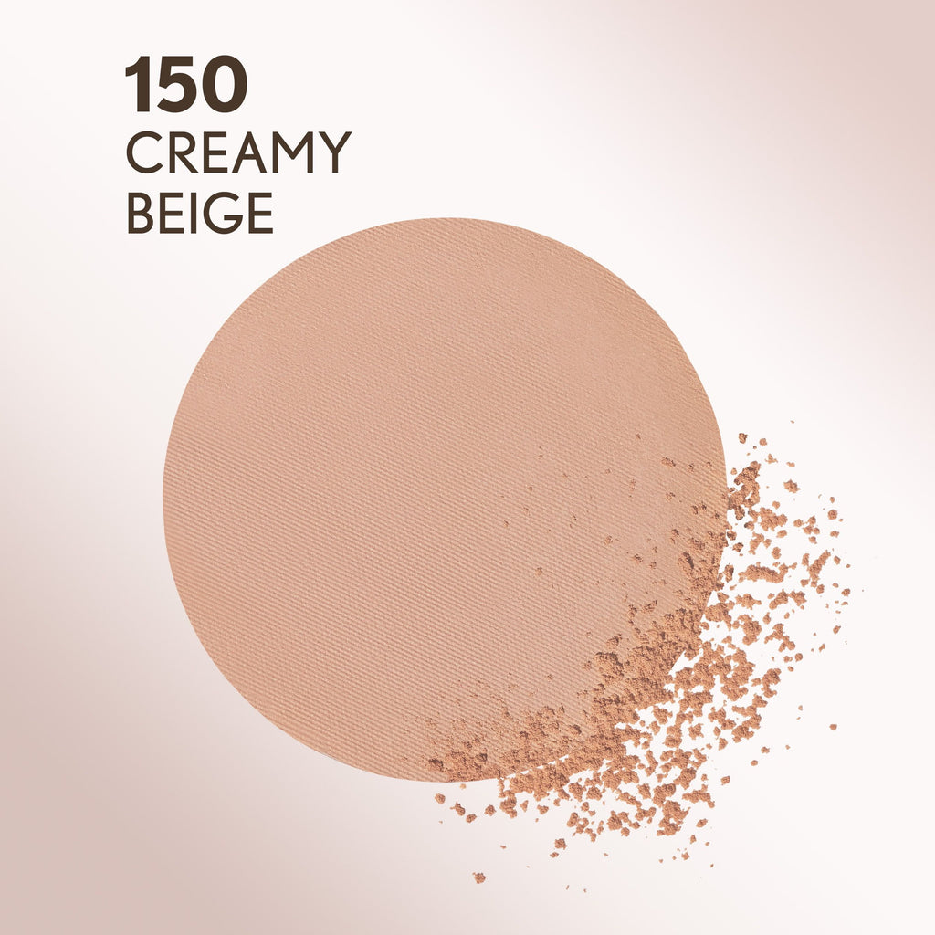 COVERGIRL Clean Invisible Pressed Powder, 150 Creamy Beige, 0.38 oz
