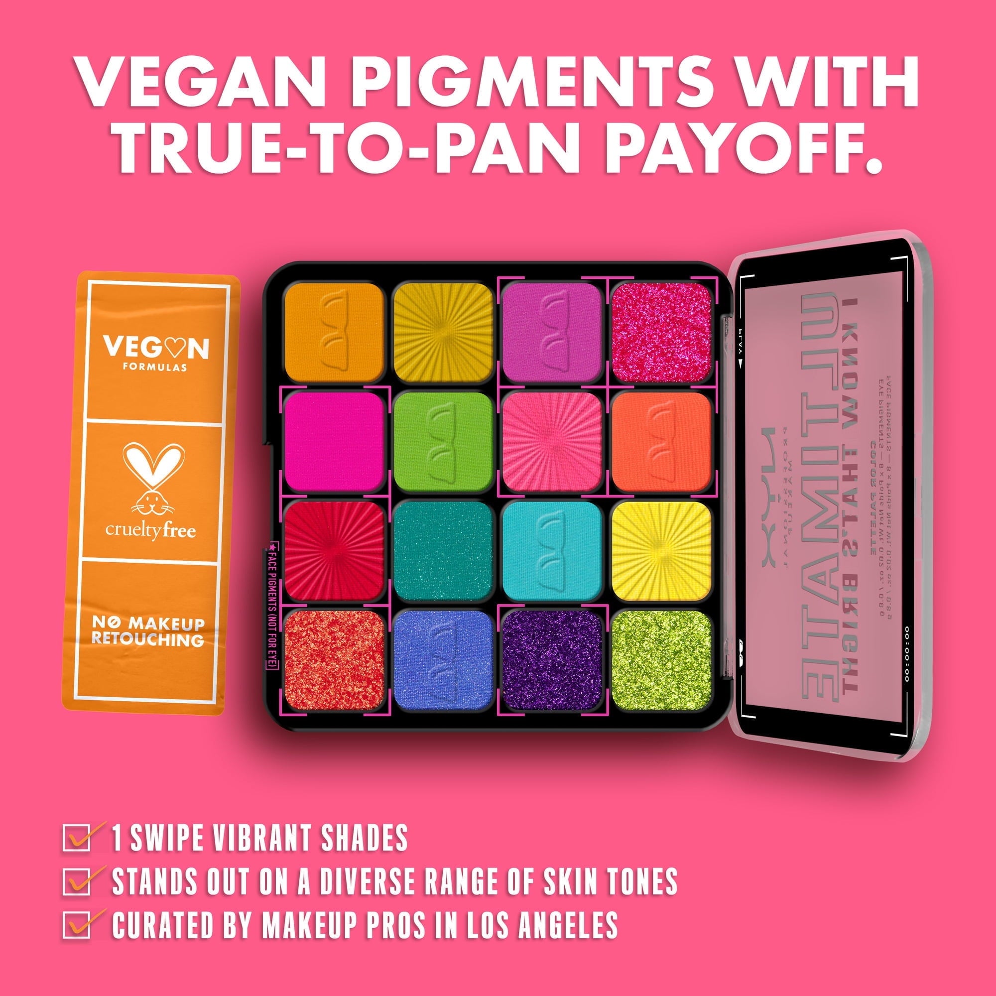 NYX Professional Makeup Ultimate Color Palette, I Know That's Bright