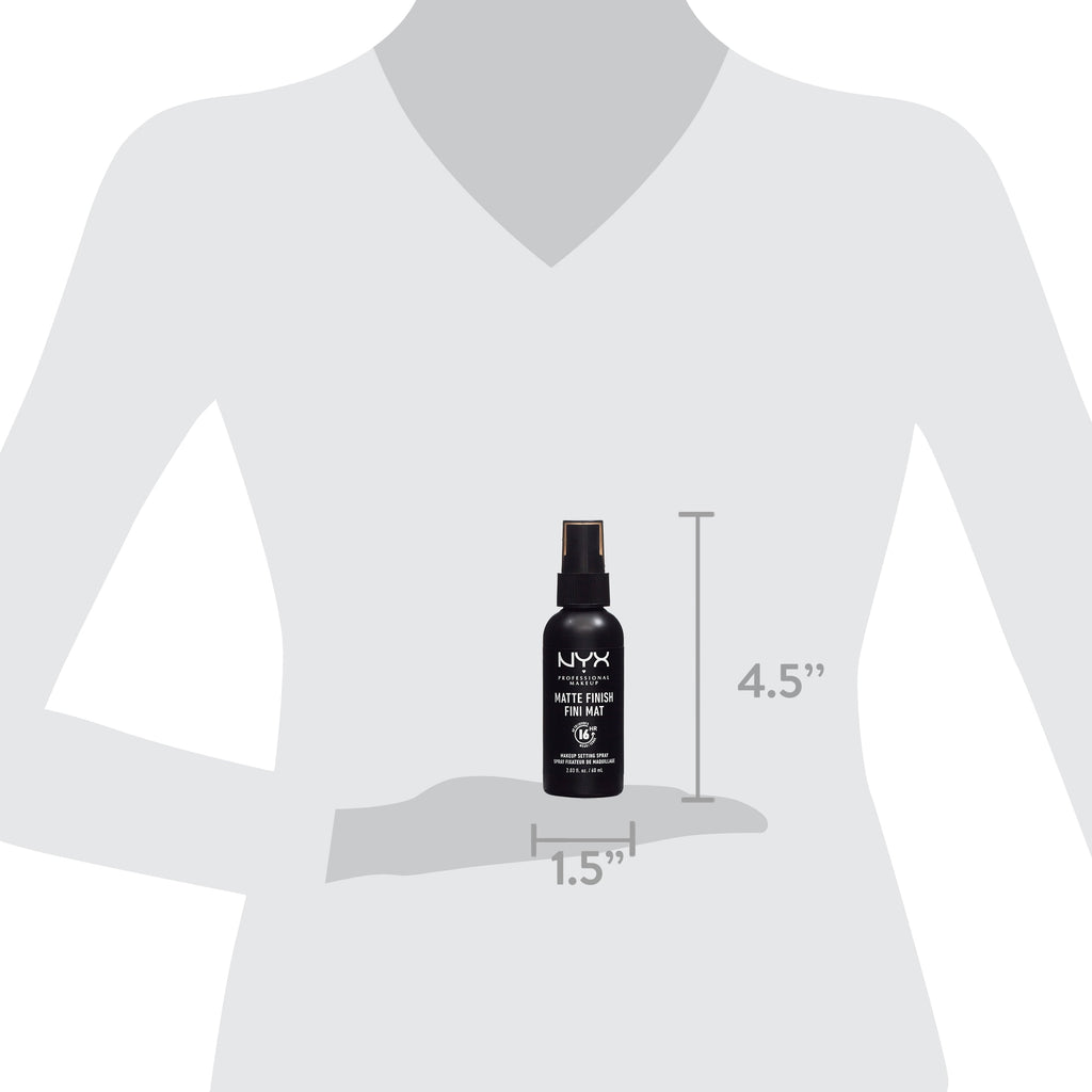 NYX Professional Makeup Finishing Spray, Long Lasting Setting Spray, Matte Finish, 2.03 fl oz
