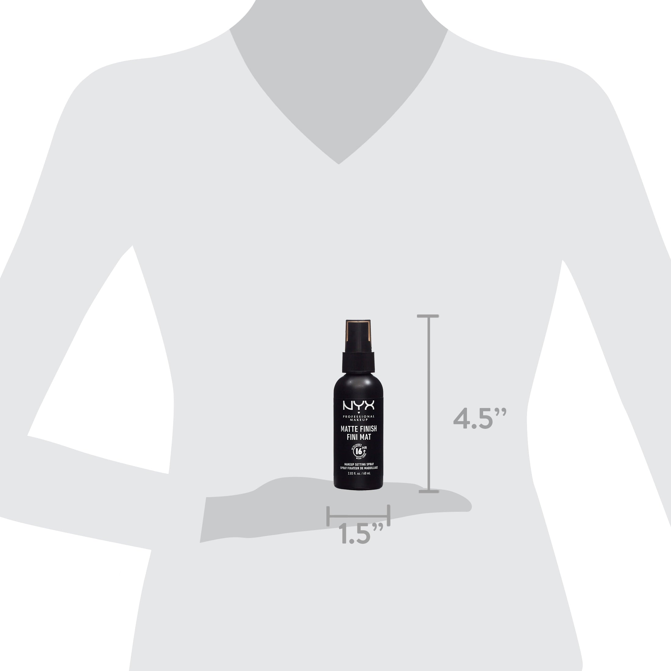 NYX Professional Makeup Finishing Spray, Long Lasting Setting Spray, Matte Finish, 2.03 fl oz