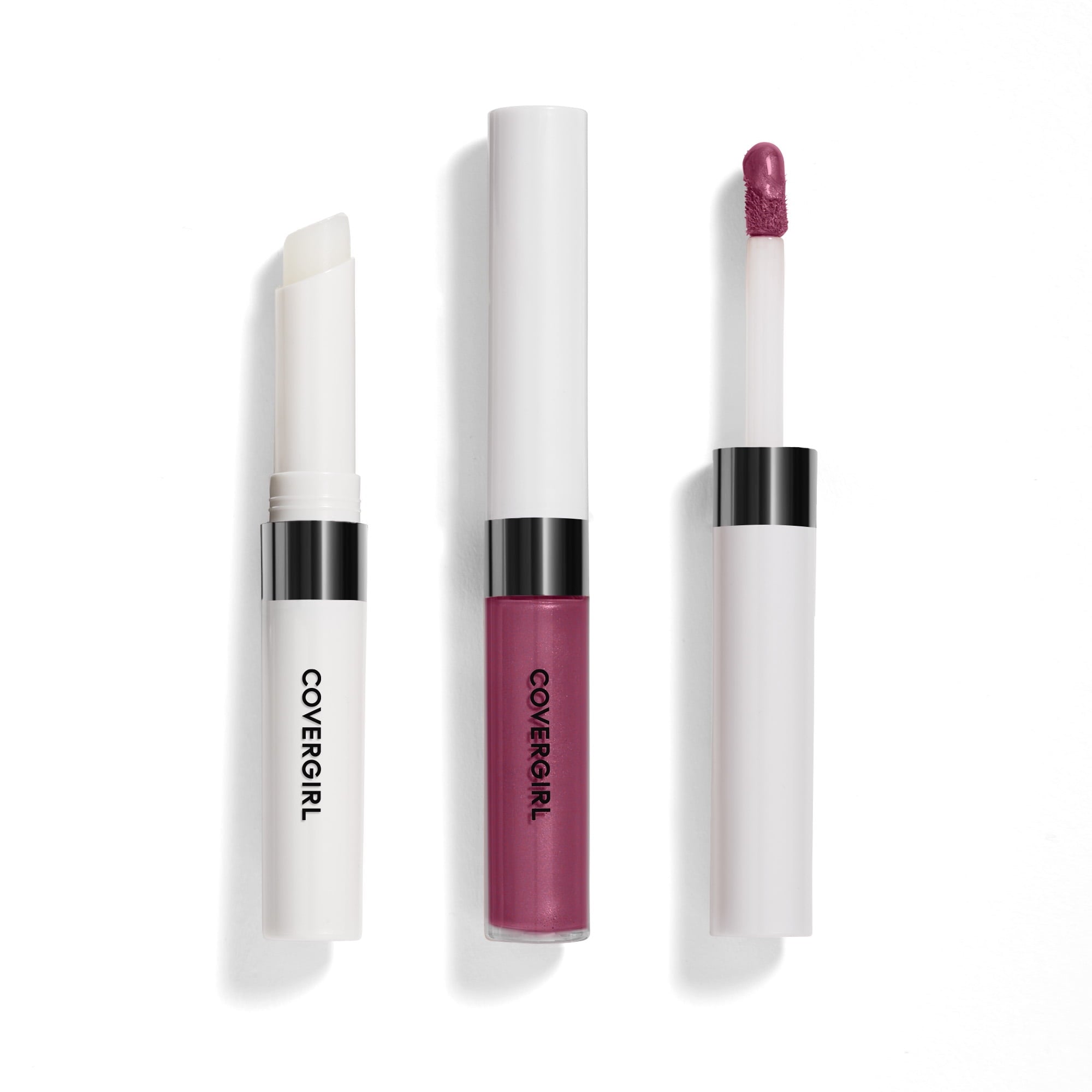 Covergirl Outlast All-Day Lip Color Liquid Lipstick and Moisturizing Topcoat, Longwear, PLUM BERRY