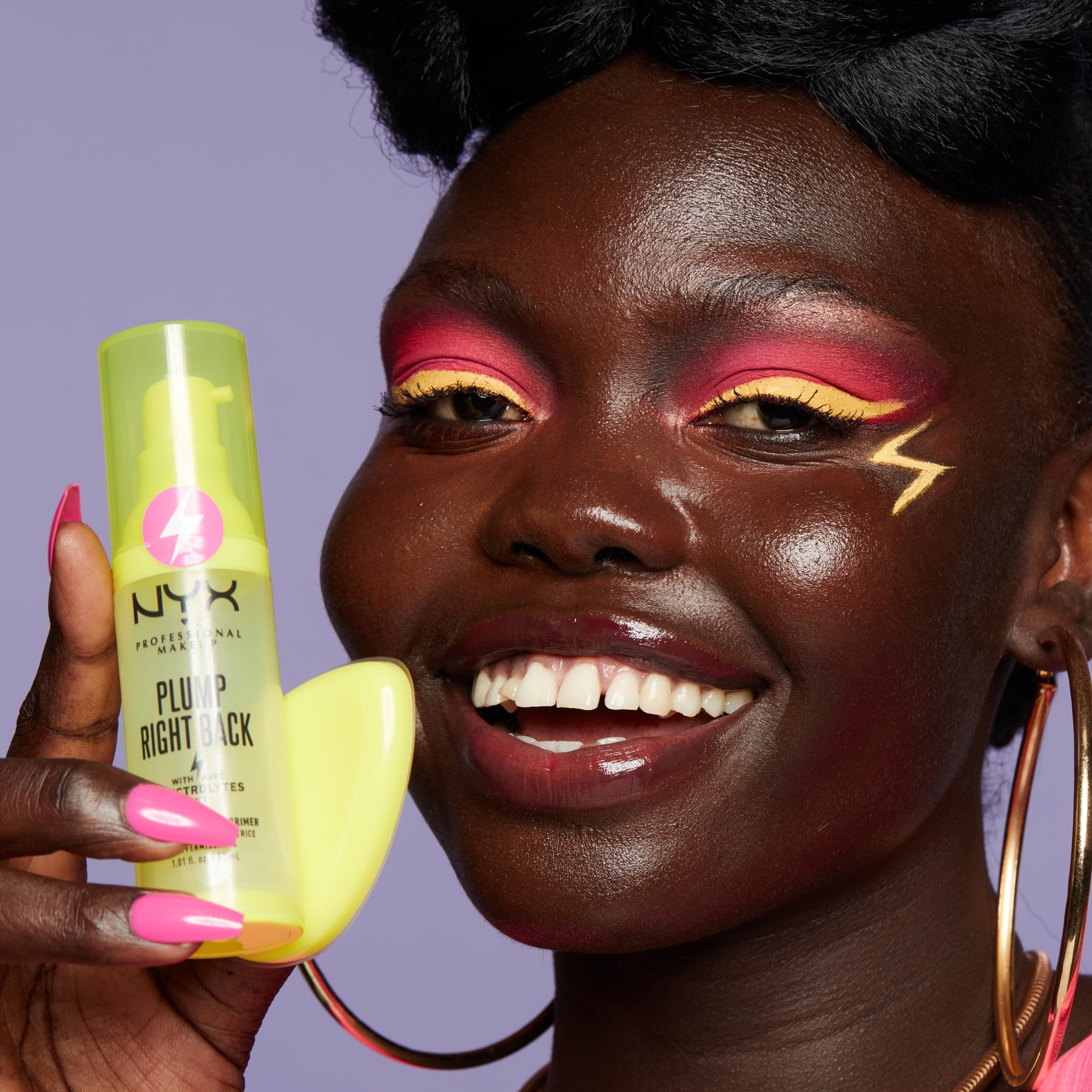 NYX Professional Makeup Plumping Makeup Primer, Infused with Electrolytes, 1 ct.