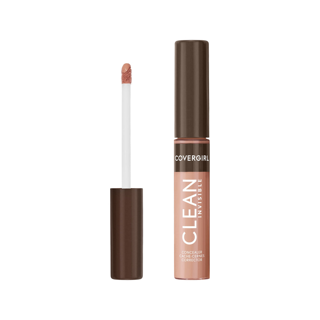 COVERGIRL Clean Invisible Liquid Concealer, 140 Natural Beige, 0.23 fl oz