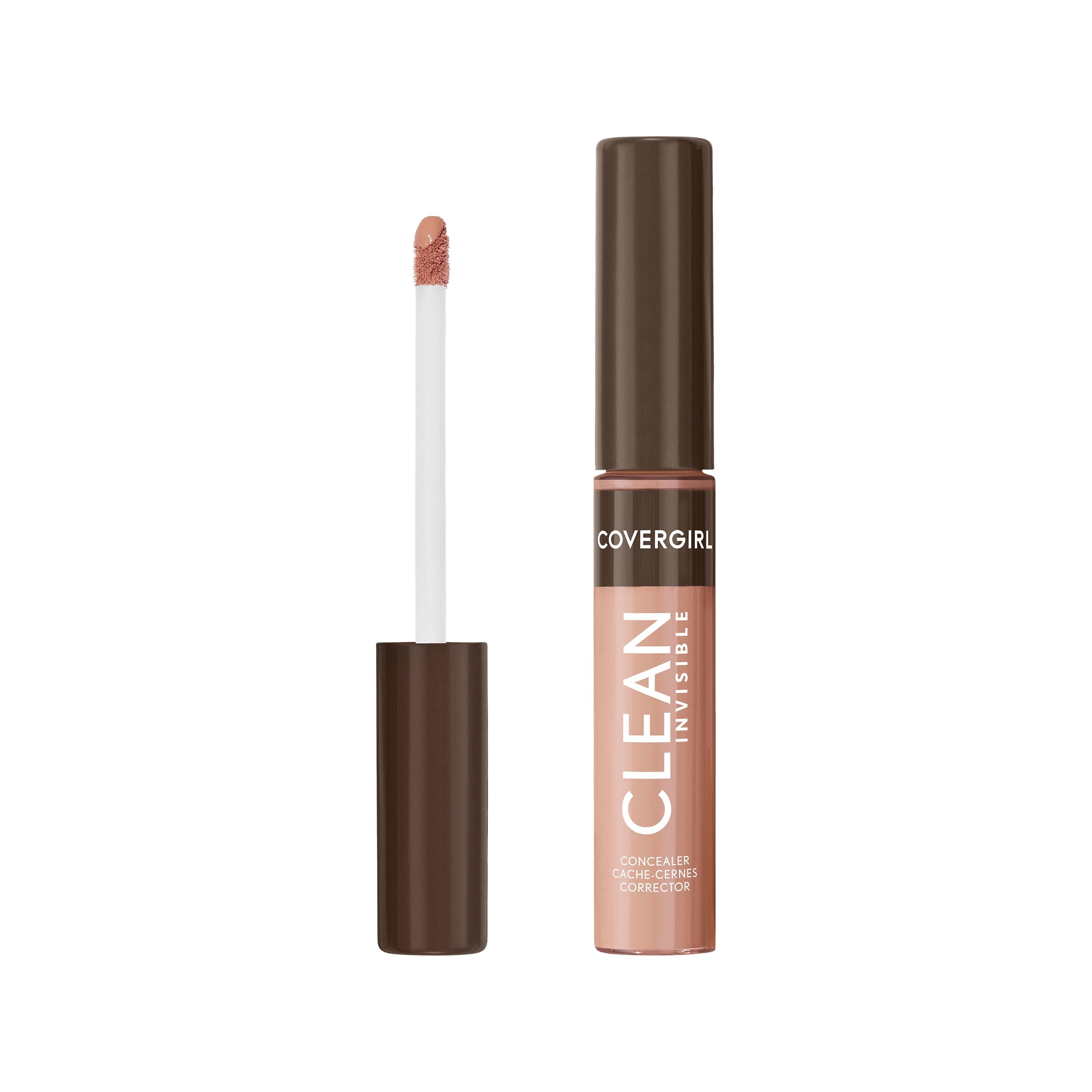 COVERGIRL Clean Invisible Liquid Concealer, 140 Natural Beige, 0.23 fl oz