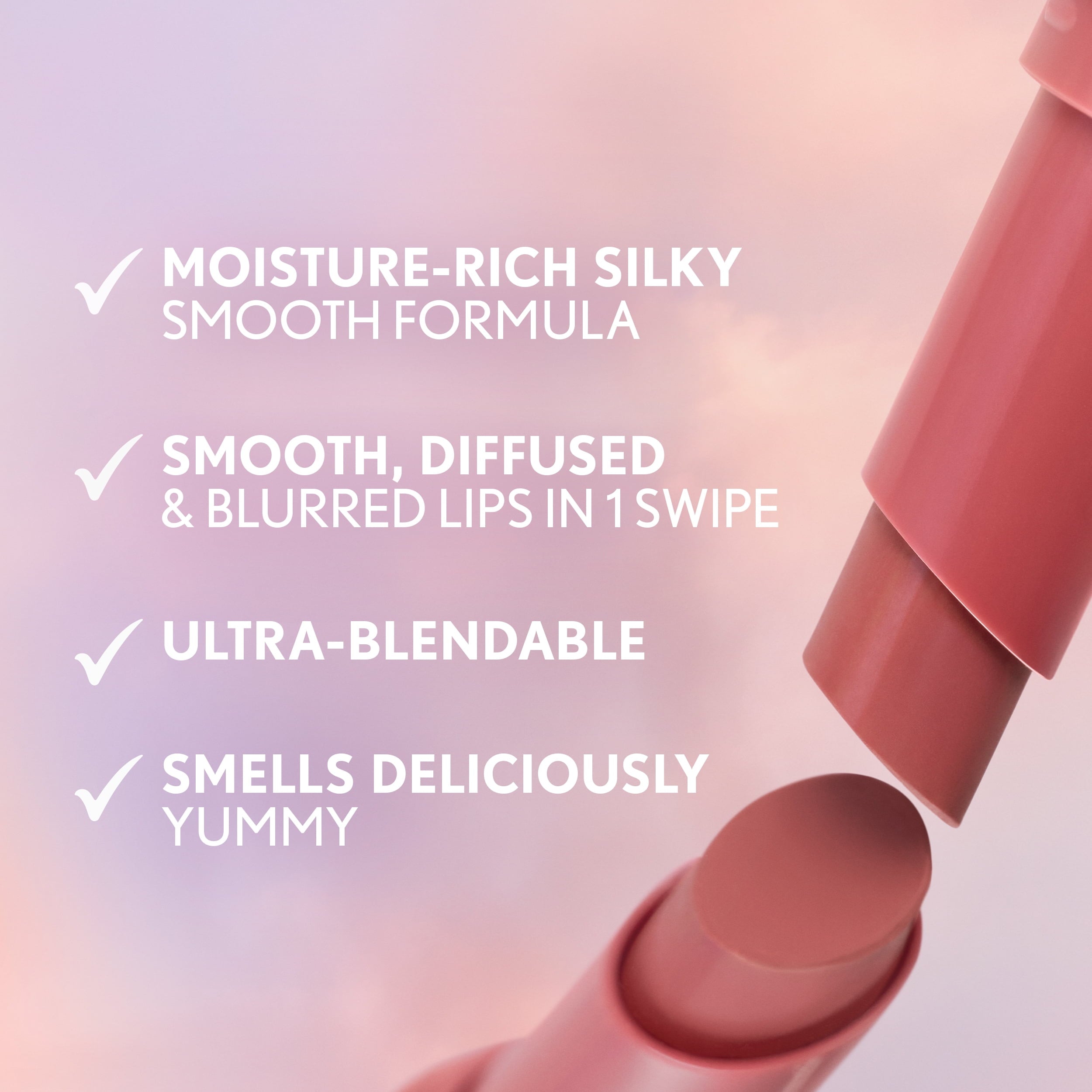 COVERGIRL Clean Fresh Yummy Blur Matte Lipstick, 180 Hunny Blur, 0.09 oz