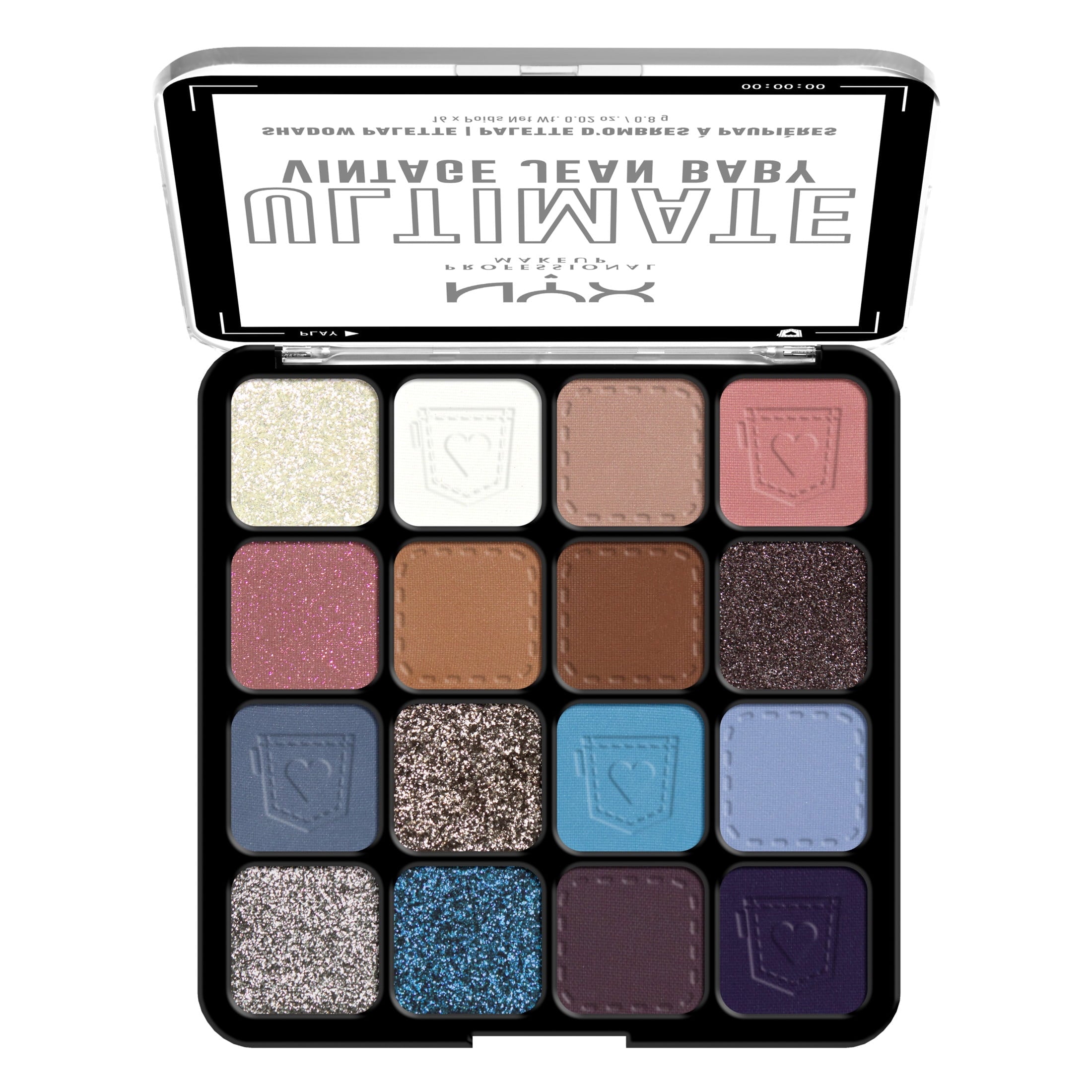 NYX Professional Makeup Ultimate Color Palette, Vintage Jean Baby