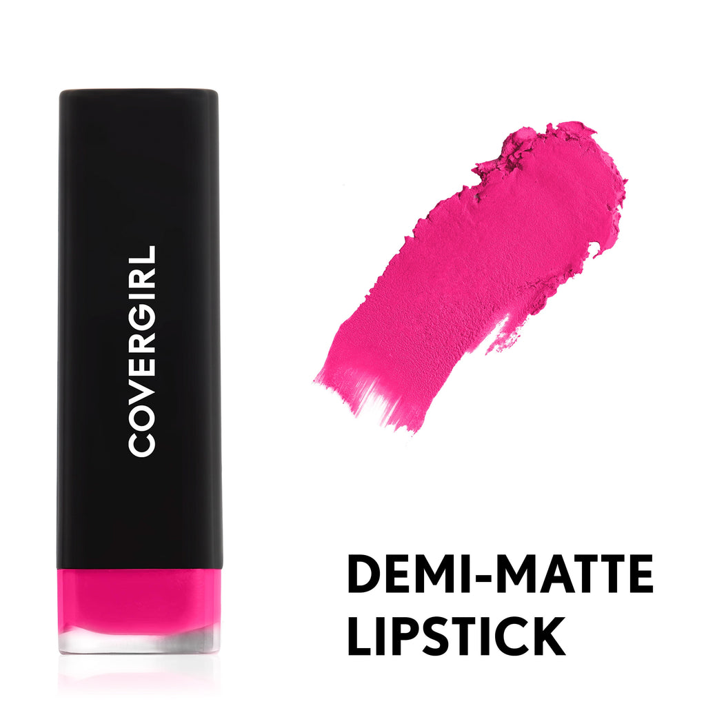 COVERGIRL Exhibitionist Demi-Matte Lipstick, 445 Just Saying