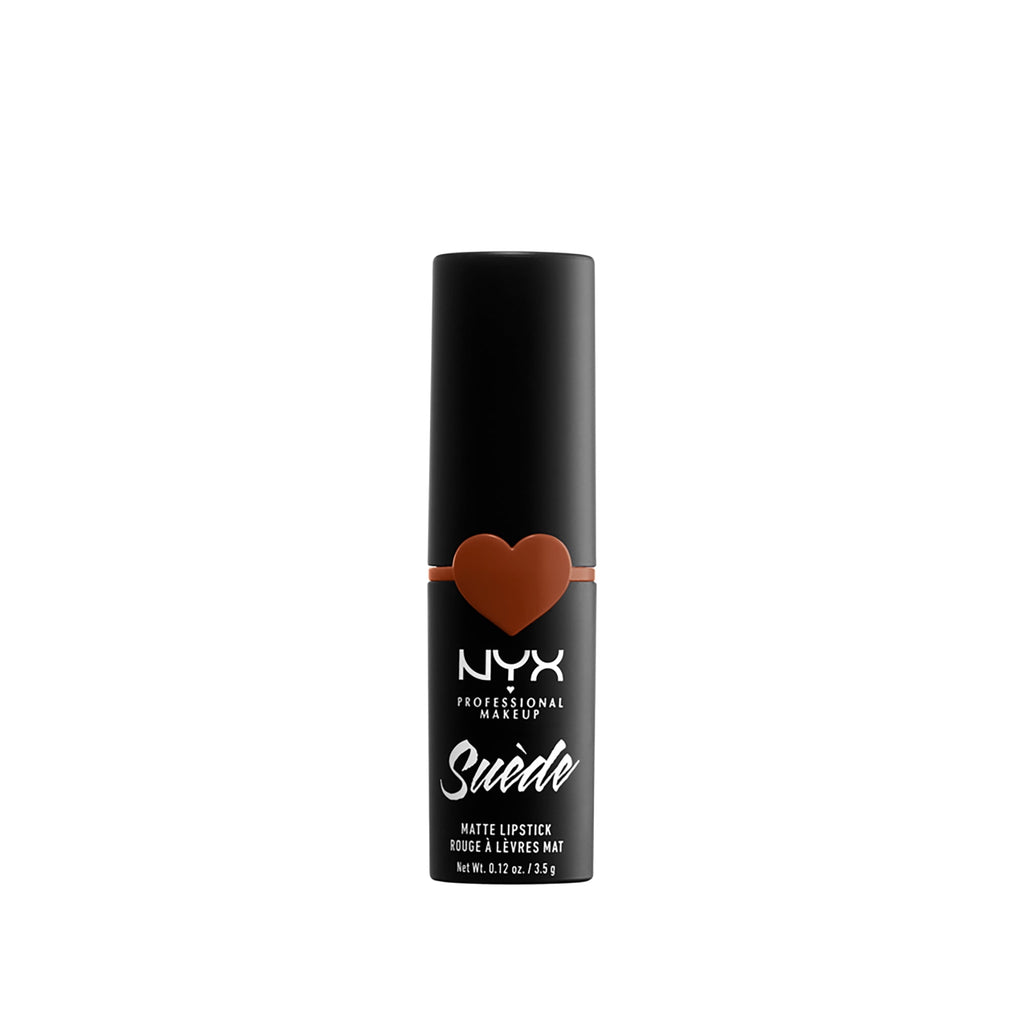 NYX Professional Makeup Suede Matte Lipstick, lightweight vegan formula, Peach Don't Kill My Vibe