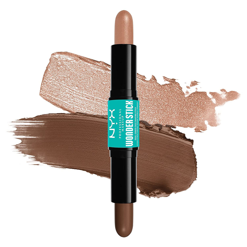 NYX Professional Makeup Wonder Stick, Cream Highlight & Contour Stick, Medium