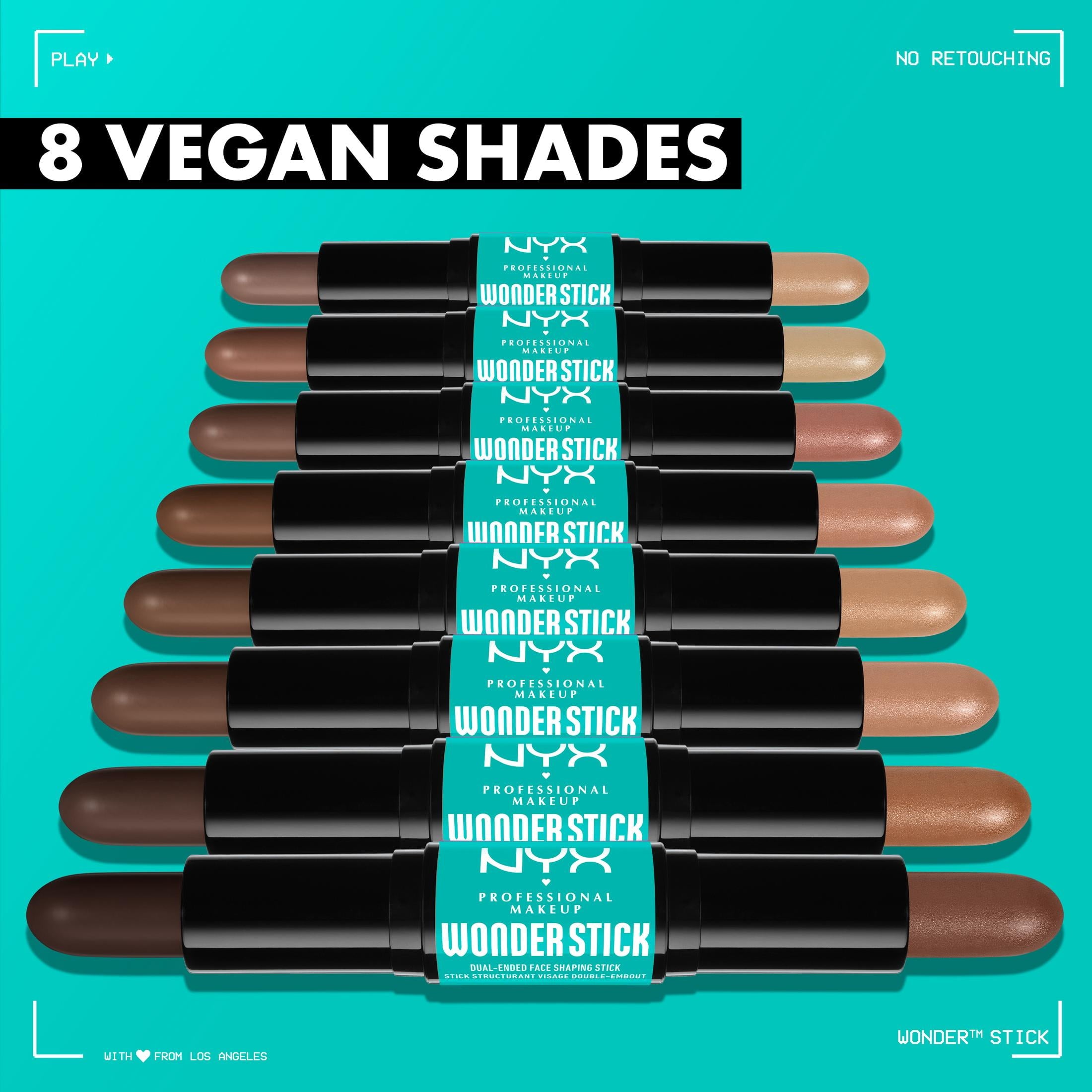 NYX Professional Makeup Wonder Stick, Cream Highlight & Contour Stick, Medium