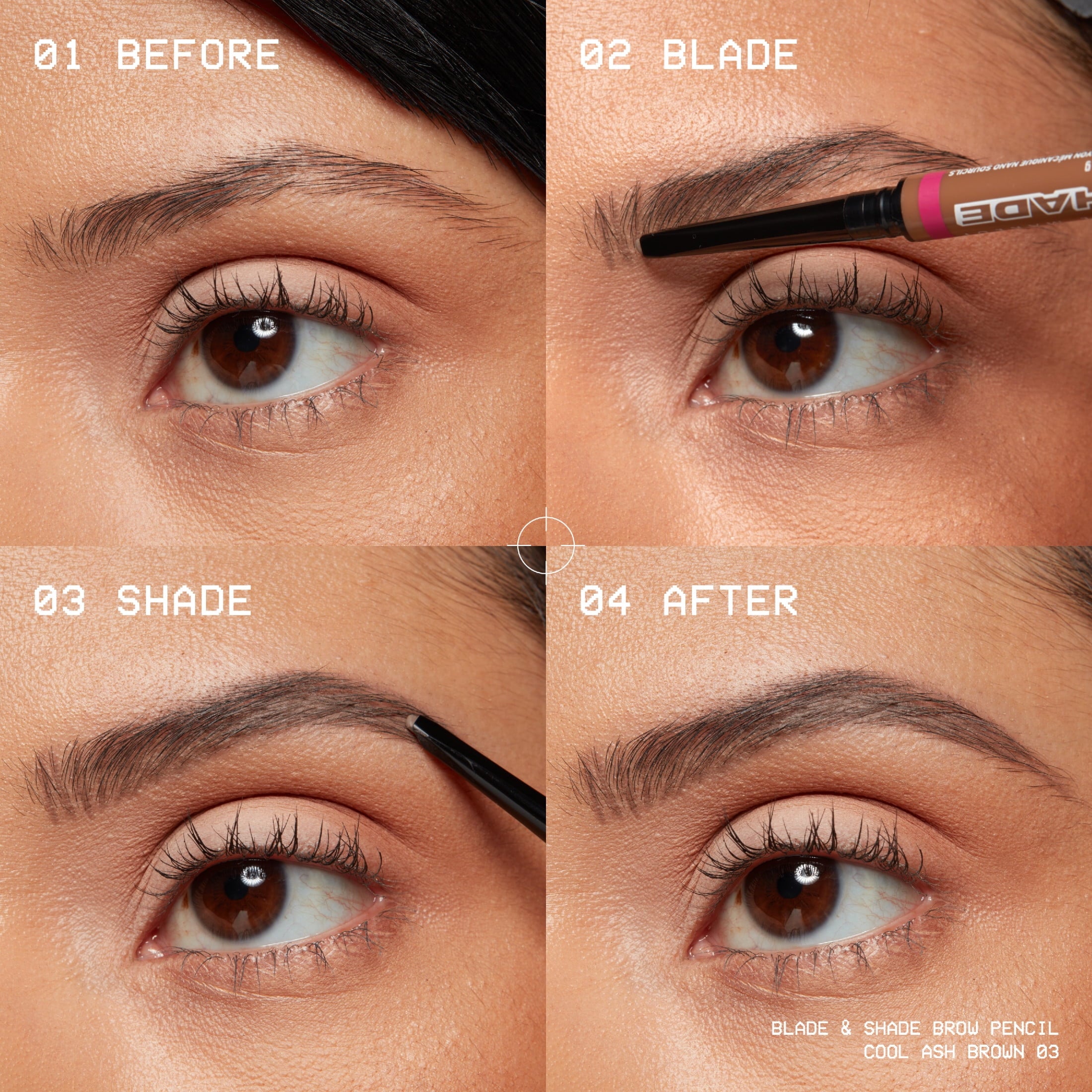 NYX Professional Makeup Brow Blade and Shade Nano Brow Mechanical Pencil, Auburn, 0.02 oz.