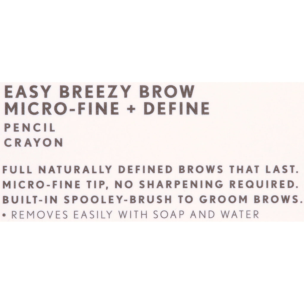 (4 pack) COVERGIRL Easy Breezy Brow Micro-Fine + Define Pencil, Soft Blonde