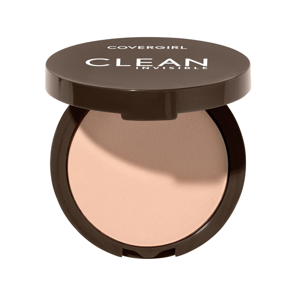 (2 pack) COVERGIRL Clean Invisible Pressed Powder, 120 Creamy Natural, 0.38 oz