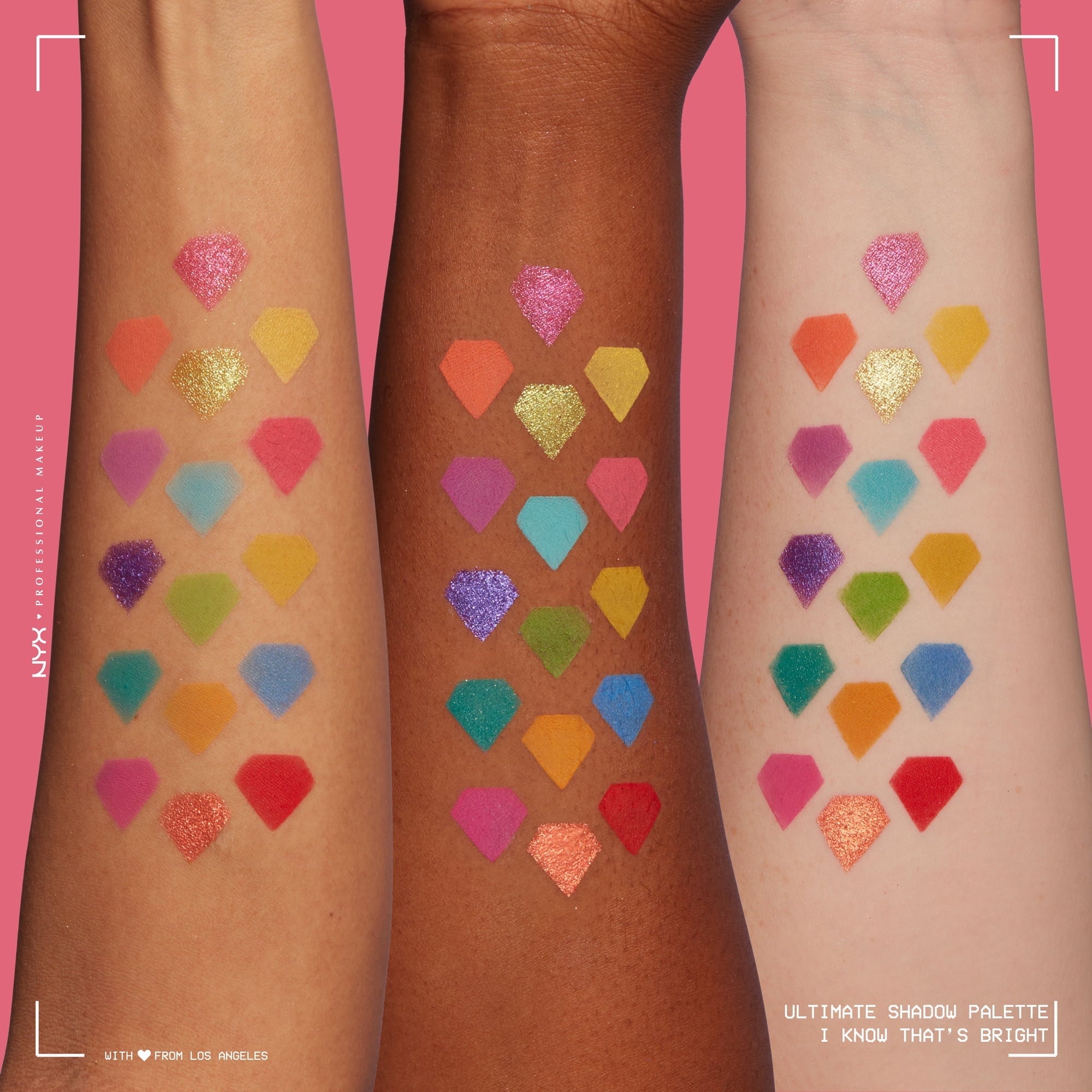 NYX Professional Makeup Ultimate Color Palette, I Know That's Bright