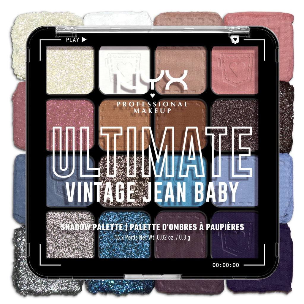 NYX Professional Makeup Ultimate Color Palette, Vintage Jean Baby