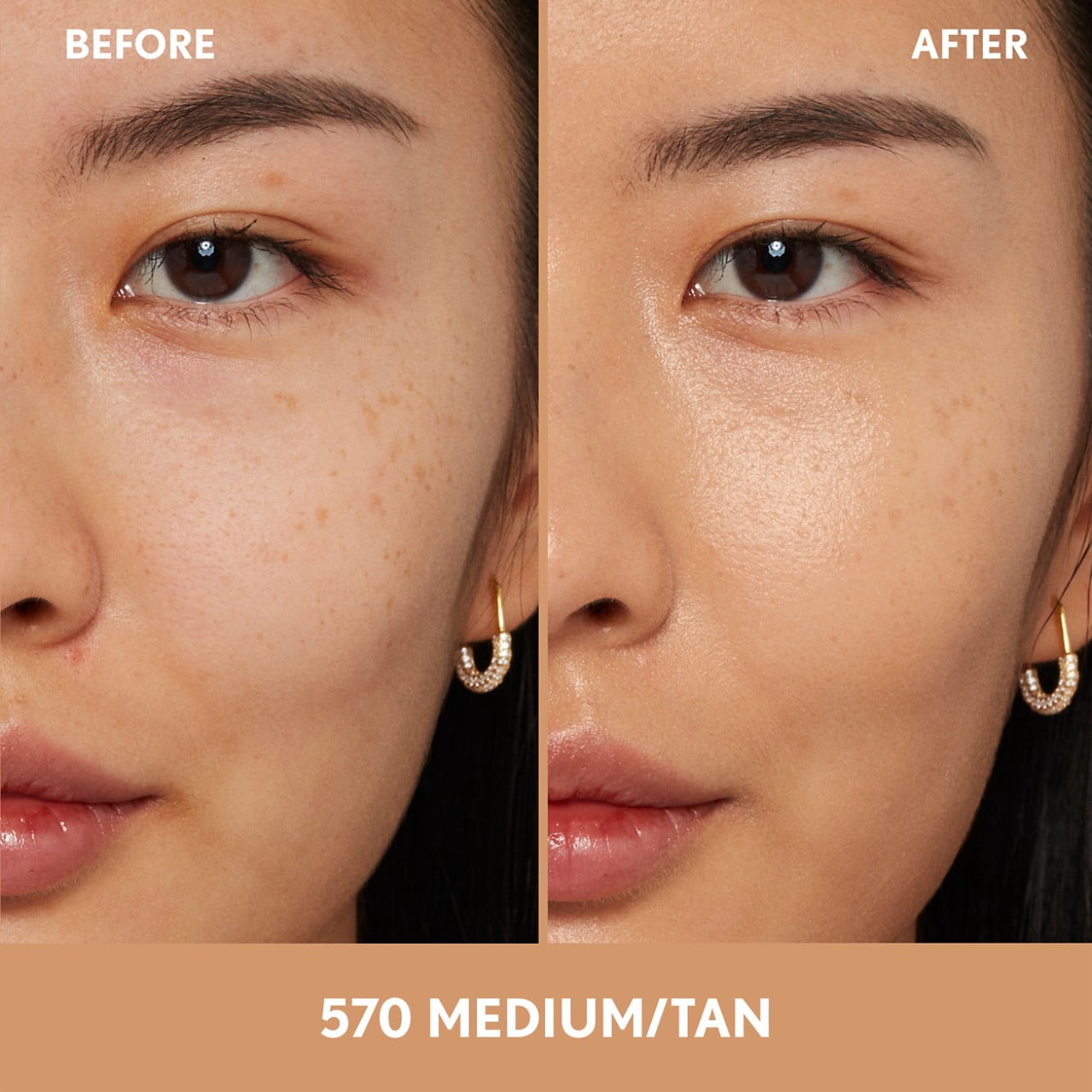 (3 pack) COVERGIRL Clean Fresh Nourishing Skin Tint, Dewy Finish, Medium/ Tan, 1 fl oz (Packaging May Vary)